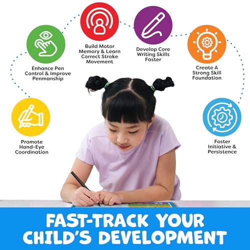 image for Momo & Nashi Magic Grooved Writing Practice for Kids - Tracing Books f