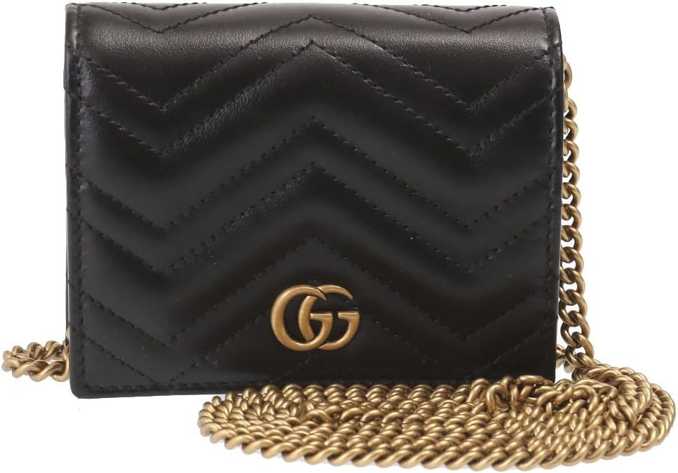 グッチ] 斜め掛けバッグ 2つ折り財布 GGマーモント チェーンショルダー