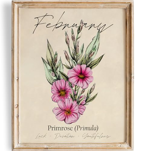 February Birth Flower Art Print - 11x14 (Unframed) | Capturing