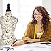 FDW Manikin 60”-67”Height Adjustable Female Dress Model Display Torso Body Tripod Stand Clothing Forms (CM)