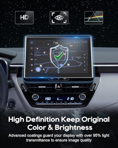 Écran tactile rayé et illisible ? Film mat 10.5" pour Corolla Hybride