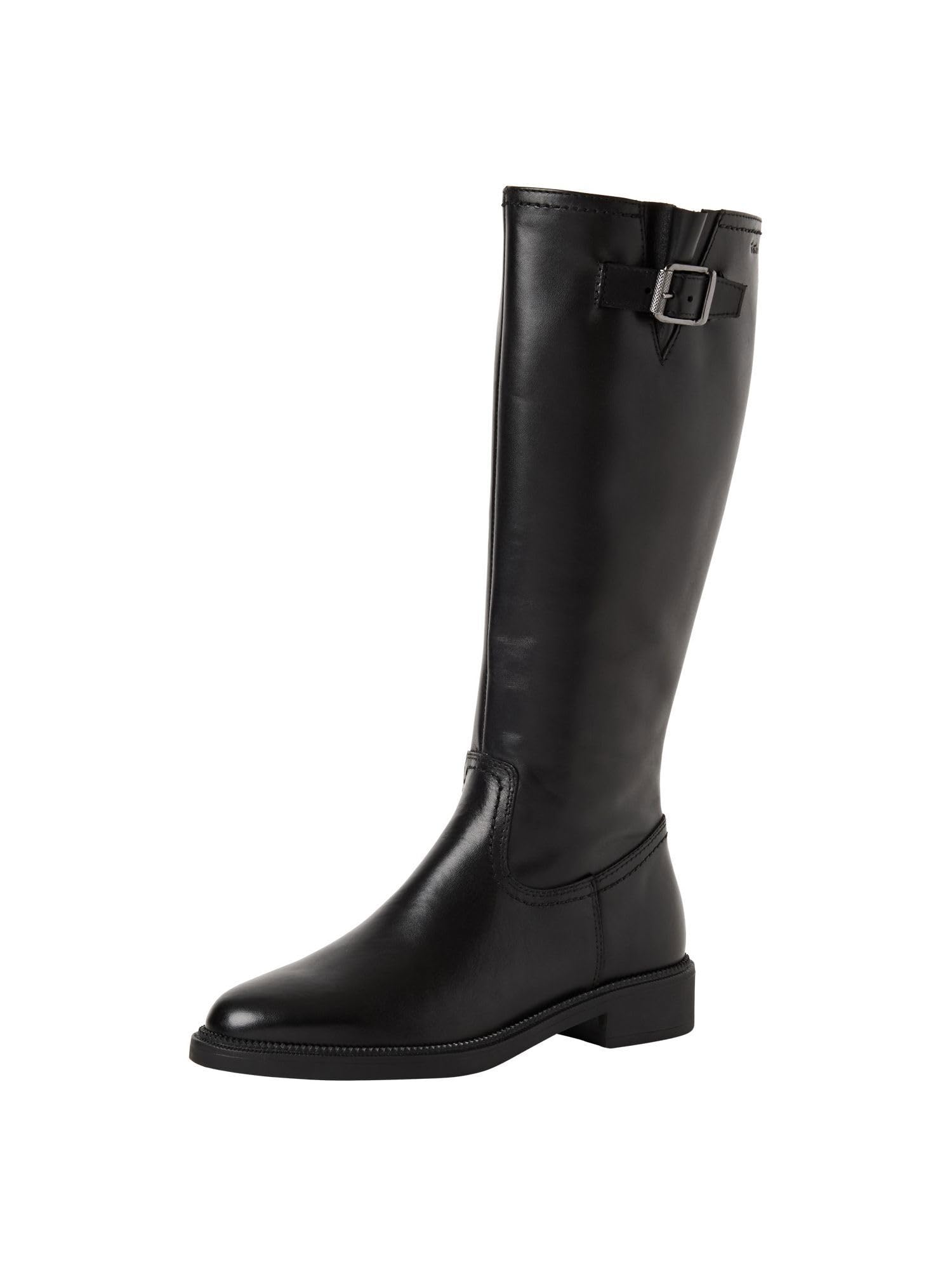 Tamaris Women's Leather Boots, black, 5 UK