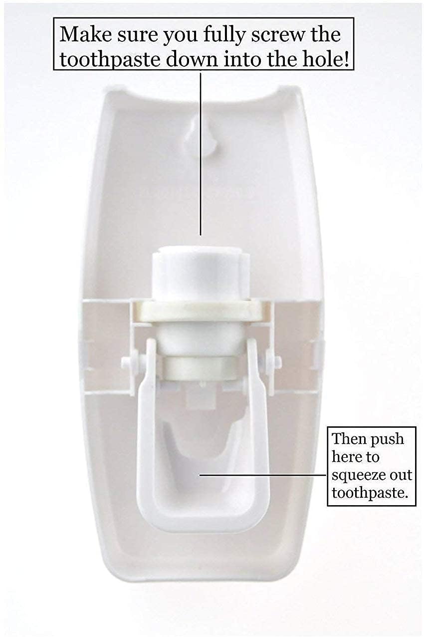 GLOWICK Smart Wall Mounted Automatic Toothpaste Dispenser Holder 3