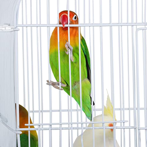 Yaheetech vogelbauer Vogelkäfig Vogelvoliere 46 x 36 x 92cm für wellensittich Finken, Kanarienvögel, Oben zu öffnen