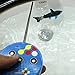 VGAzer Mini Radio Remote Control Rechargeable Funny Cute Shark Swim in Water RC Fish Electronic Toy for Kids (Black)