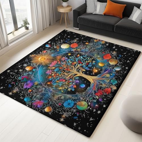 Générique Tapis de Couloir Chambre 90 x 150 cm Rétro Fantastique, Poils Courts Moelleux et Doux...