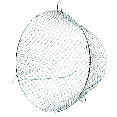 SPARES2GO Universal Zinc Coated Terminal Guard Round Boiler Flue Cage (11'' / 280mm K3)