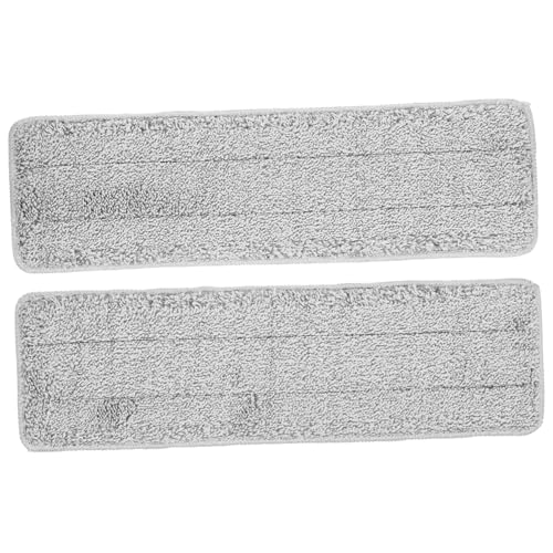 Homoyoyo 2 piezas Unidades Almohadillas de Repuesto para Fregona Microfibra Superabsorbente Reutilizable Limpieza Esquinas y Compatibles con Cabezal Estándar Uso Doméstico y Profesional