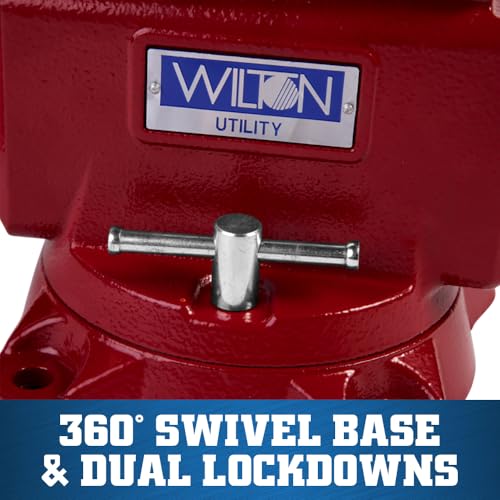 Image of Wilton Utility Bench Vise, 6-1 /2 inch Jaw Width, 6 inch Jaw Opening, 4 inch Throat (Model 676U)