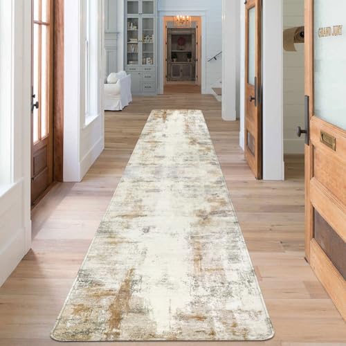 Alfombra de pasillo larga y abstracta para transformar su cocina 3
