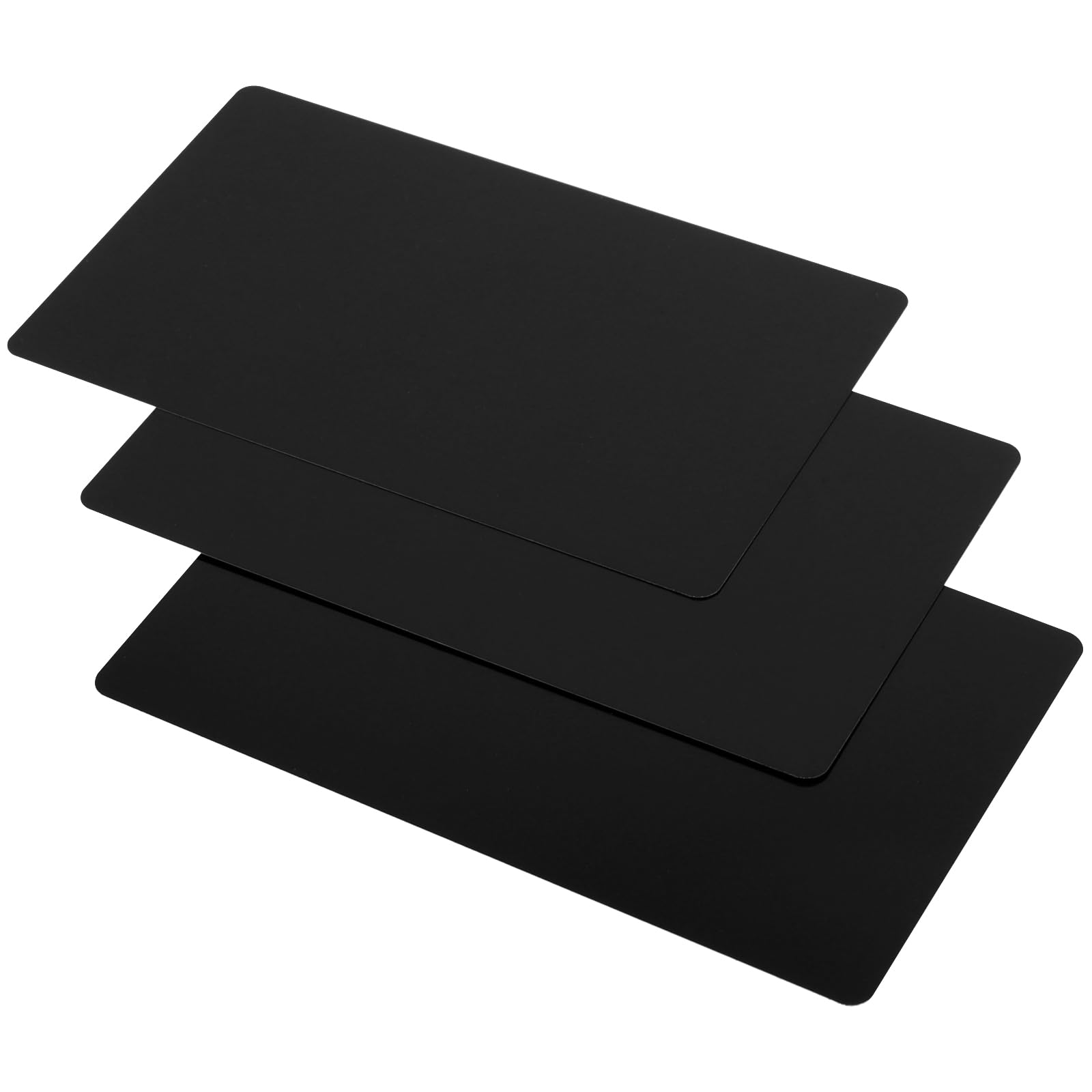 200 Stück Metall Visitenkarten Blanko - Aluminium Rohlinge 86x54mm