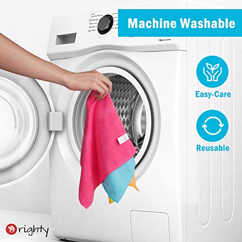 Image of Orighty Cleaning Cloths Pack of 20, Highly Absorbent Microfiber Cleaning Supplies, Lint Free Cloths for Multiple-use, Powerful Dust Removal Cleaning Rags for House, Kitchen, Car Care(12x12 inch)