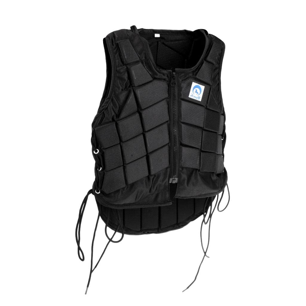 Kinder Rückenschutz Weste Reiten Schutzweste Sicherheitsweste Körper Schutz mit Reißverschluss