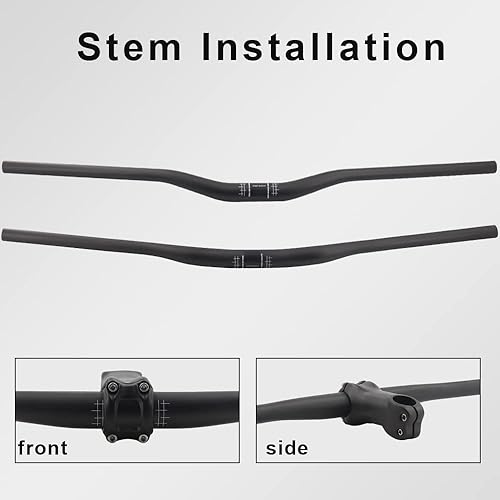 Miniatura 3 de Manillar de carbono MTB 31.8 RXL SL Carbon Fiber Handlebars Mountain Bike Riser mtb manillar de carbono Downhill Bike Handlebar para ciclismo