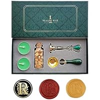 Letras de fantasía R Sello de Cera Sello Set, AMTOL estilo