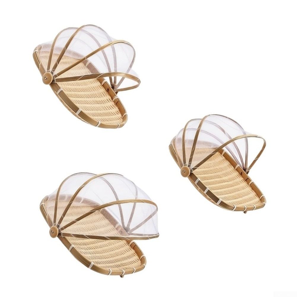 Cesta de Mimbre con Talla Anti-mosquitos 3 Unidades