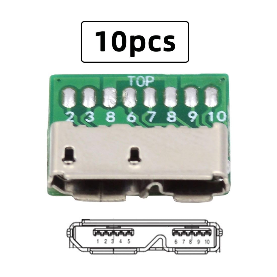 USB 3.0 Stecker Bausatz Aus Alu – DIY-Adapter Für Kabel Mit 6mm Durchmesser