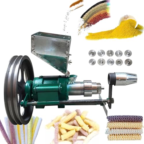 Image of 25-50 kg /h Puffed Food Extruder Rice & Corn Puffing Machine, Multifunctional Popcorn Maker with 10 Molds, Ideal for Street Food Stalls & Snack Production