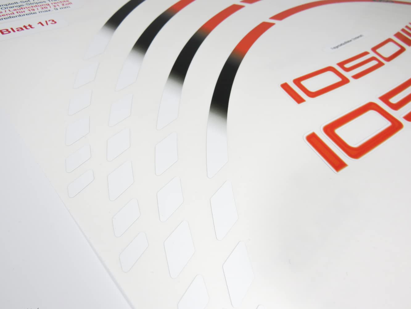 Decorazione Cerchi 17 Strisce Adesive Per Cerchi Moto Labelbike - Giallo Fluo Per KAWASAKI Z750, Made In Italy Adesivi Per Cerchi 17 Pollici - Foto 5