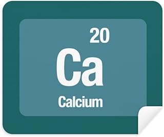 Ca Calcium Checal Element Science Cleaning Cloth Screen Cleaner 2pcs Suede Fabric
