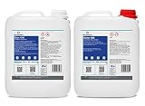 Klebeharz Epoxidharz 4305 5kg + Härter 999 5kg | 2-Komponentenkleber | sehr schnelle Verklebung | hochfest | Reparatur Holz Metall Beton Styropor GFK | niedrige Viskosität | Mischverhältnis 1:1