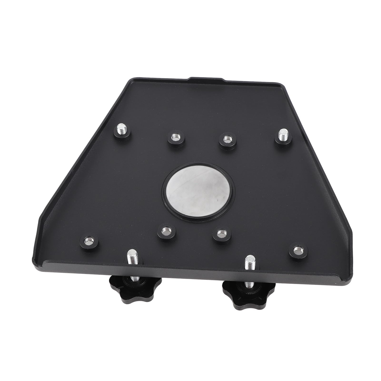 Socobeta Adaptateur de Montage sur Poteau Satellite Noir Réglable pour Antenne Parabolique Standard Gen 3, Installation Facile, Utilisation Sûre, Conception Durable 7,1 X 5,6 Pouces