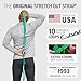OPTP The Original Stretch Out Strap with Exercise Book, for Flexibility and Mobility Exercises. Stretch Out Straps for Physical Therapy, Yoga Stretching Strap and Knee Therapy Strap. Made in the USA