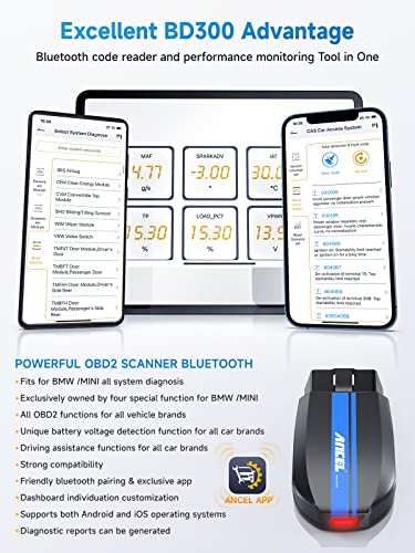 Ancel BD300 Obd2 Scanner Bluetooth Fits For Bmw Full System Code Reader Fits thumb #7