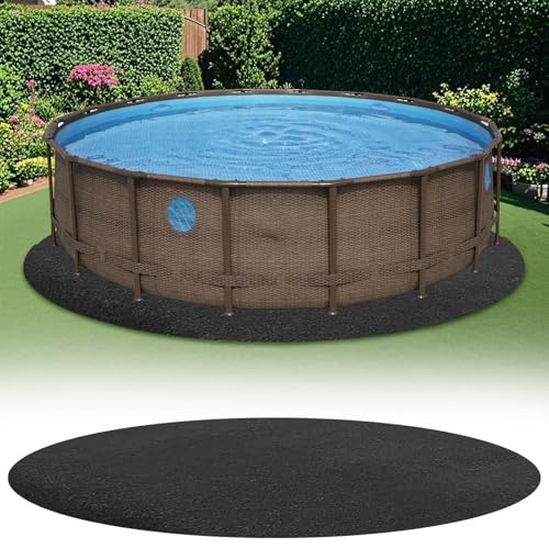 Tapis De Sol pour Piscine, 4 * 4 M Bâche De Protection Robuste Et Anti-Crevaison, Ta-pis So-l Universel pour Piscine Tubulaire, Tapis Sol Pis-cine, Gonflable...
