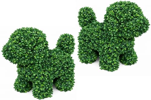 ENVEN Lucky Topiary Dog 2-Pack