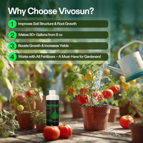 VIVOSUN NutriBoost y Bloom Juice fertilizante líquido 8 oz miniatura 3