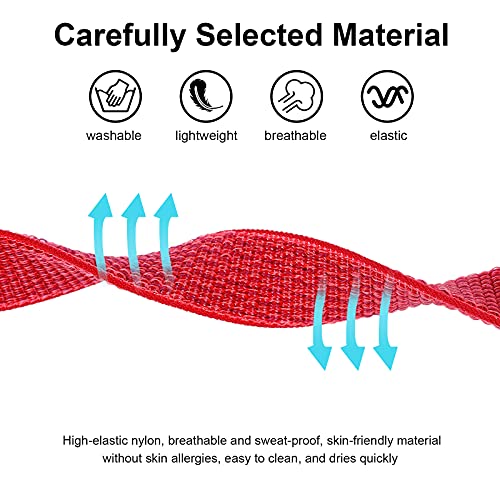 Image of Bracelet for AirTag Kids,Protective Cover for Air Tag with Nylon Wristband | Adjustable for Air Tag Bracelet,Anti Lost GPS Trackers Case Elastic Watch Band for Toddlers Girls Boys Elders