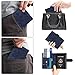 WALNEW Passport Holder Cover Case RFID Passport Travel Wallet, Navy Blue