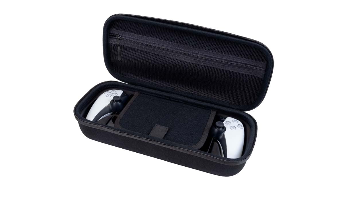 Nacon Pochette de Rangement Officielle PlayStation Portal avec Compartiment intérieur pour l'adaptateur Secteur (Noir)