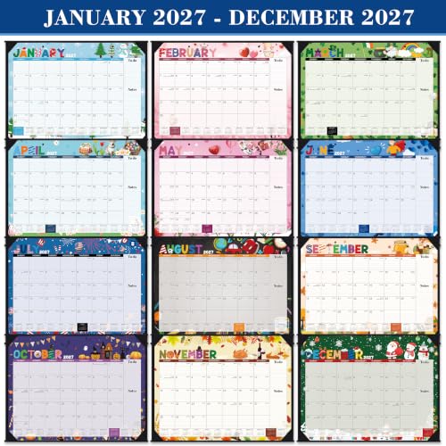 Image of 2027 Calendar - 2027 Desk Calendar, Jan.2027 - Dec.2027, 22 inch x 17 inch