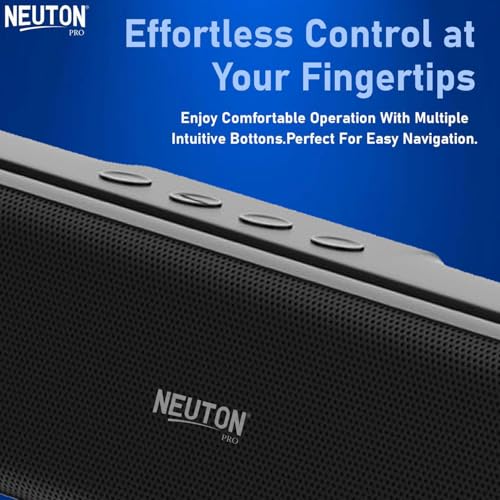 Image of NEUTON X BAR Wireless Bluetooth Soundbar, 40W RMS, Dual (52mm Driver & Passive Radiator), up to 4 Hours Playback, Built in Battery, BTv5.1 | USB | mSD | AUX