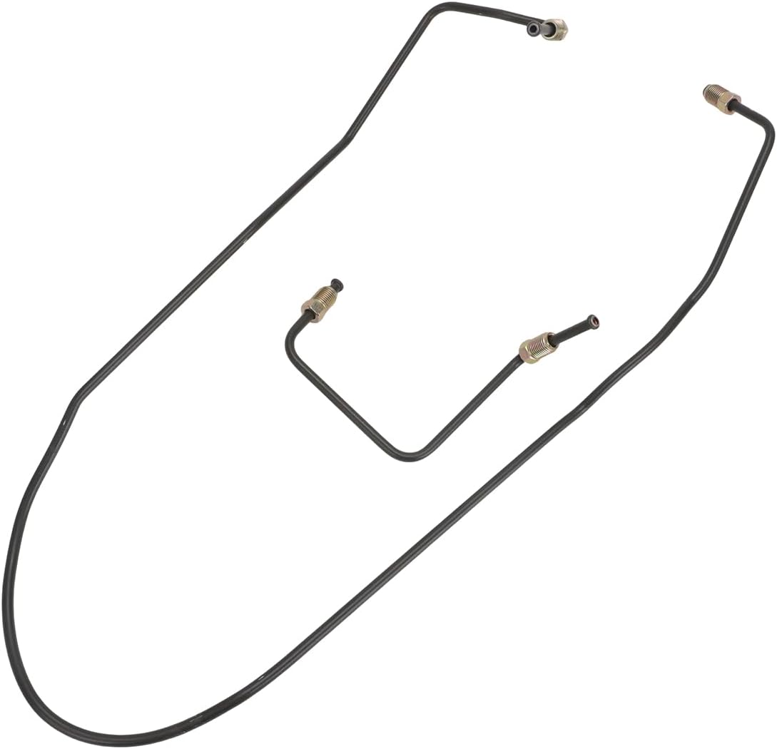 Steel Rear Brake Line Kit (Left & Right) for BMW 1 Series E81 & 3 Series E90, Direct Replacement for Part 34326853525 & 34326853523, Prevents Fluid Leaks & Soft Pedal