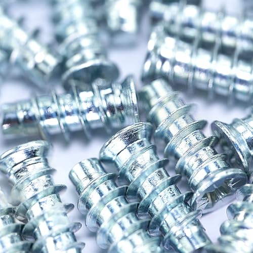 NIMA PARTS Euroschrauben – made in Germany – 50 Stück, rostfrei – Möbelschrauben für Schubladenschienen, Spezialschraube (6,3x13)