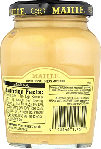 Maille Natural Dijon Mustard, 7.5 Oz #TOP1