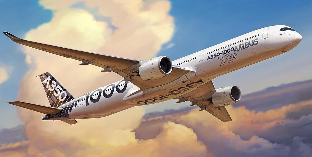 Zvezda 7020 A350-1000 530007020-1:144 Airbus A350-1000-Plastic