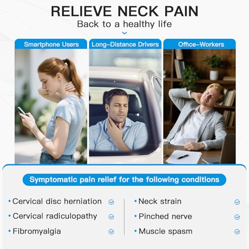 Image of Portable Cervical Neck Traction Device Over Door for Home Use, Restore The Natural Curve of The Neck, Cervical Traction Device for Neck Pain Relief or Spinal Decompression, Posture Correction