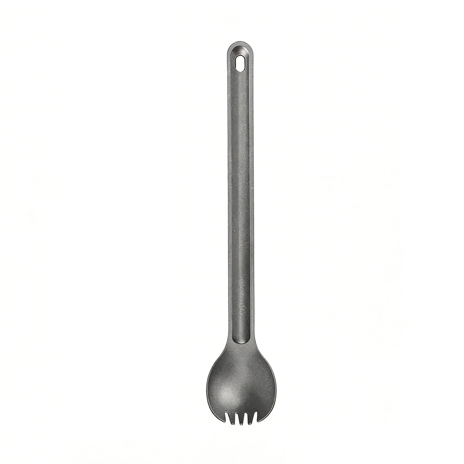 Long Handle Titanium Camping Spoon - Portable & Lightweight Titanium Cutlery for Outdoor, Hiking, Backpacking, Picnic, Camping and Home Use, Durable Travel Utensil