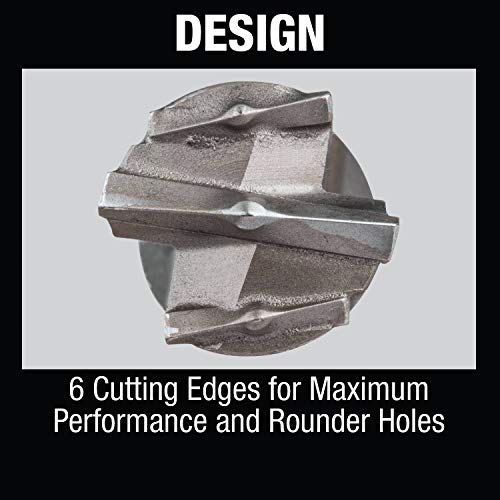 Makita B-63993 5/8" X 16" Spline Bit, 6-Cutter #TOP2