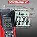 Digital 2-in-1 Tachometer Noncontact Laser Photo Sensor 3~99999RPM and Contact 3~19999RPM Meter RPM Gauge Tester Professional MAX/MIN/Hold Data, Handheld Car Engine Tool