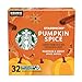 Starbucks Pumpkin Spice Flavored Single-Cup Coffee for Keurig Brewers, Box of 32 K-Cup Pods