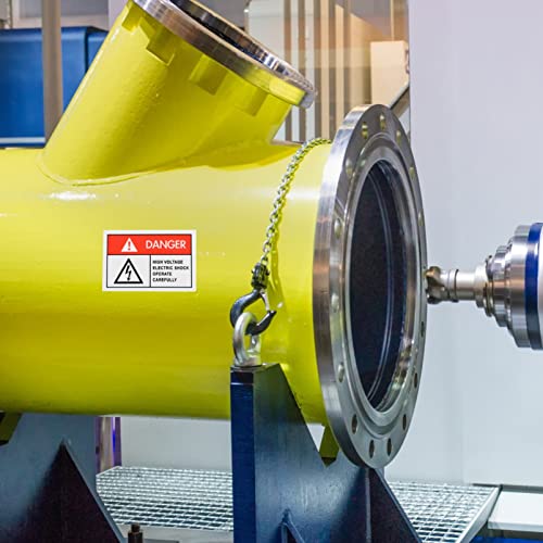 Adesivo de placa de alta tensão perigo: 6 peças adesivos elétricos perigo adesivos elétricos de aler