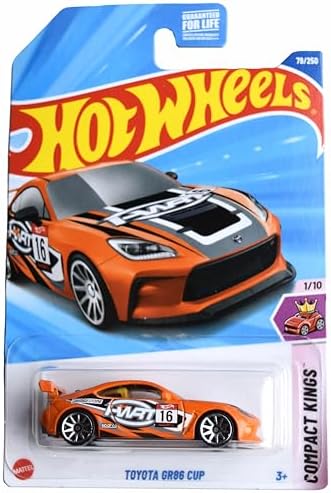 Hot Wheels Toyota GR86 Cup, Compact Kings 1/10 [Orange] 79/250 image 2