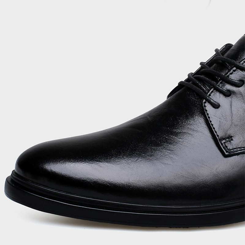 MWX Mens Classic Formal Oxford Lace Up Casual Round Toe Dress Shoes2