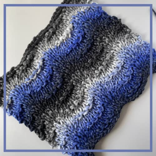 Image of Ombre Encore Chunky Ombre Yarn #5, 3-Pack (507Yds /420G), Hurricane Blue | Multicolored Bulky 5 Weight Yarn for Crocheting with Free Patterns - Chunky Acrylic Yarn for Knitting
