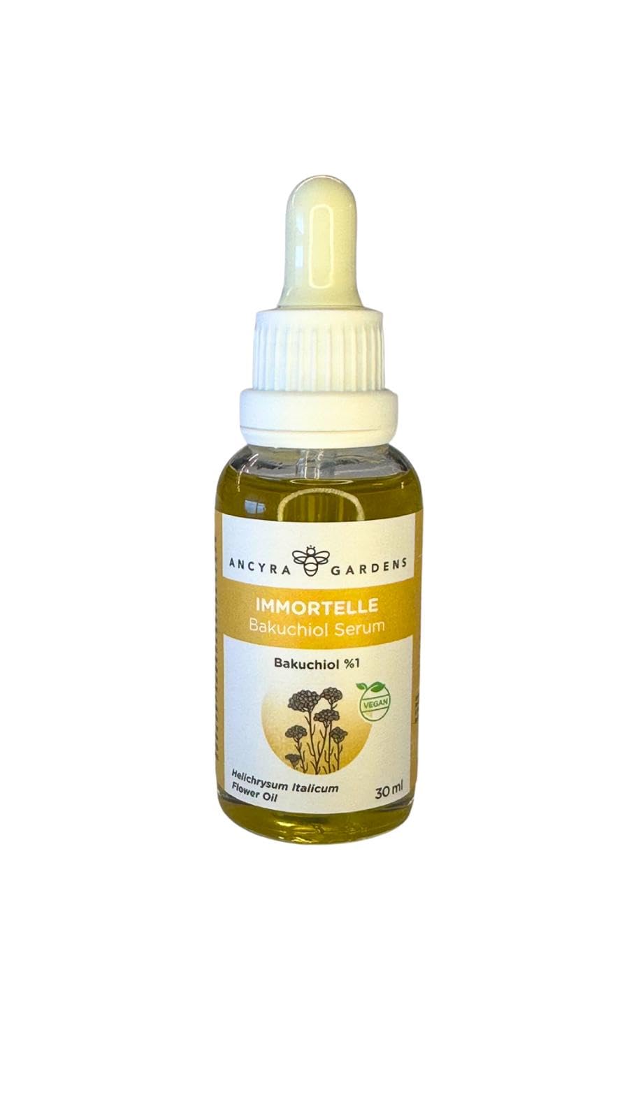 Immortelle Bakuchiol Serum (BAKUCHIOL IÇEREN ÖLMEZÇİÇEK CİLT BAKIM SERUMU) 30ml